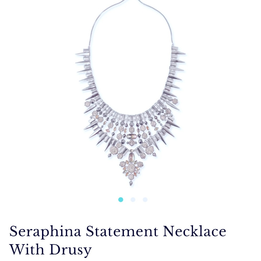 Seraphina Statement Necklace With Drusy